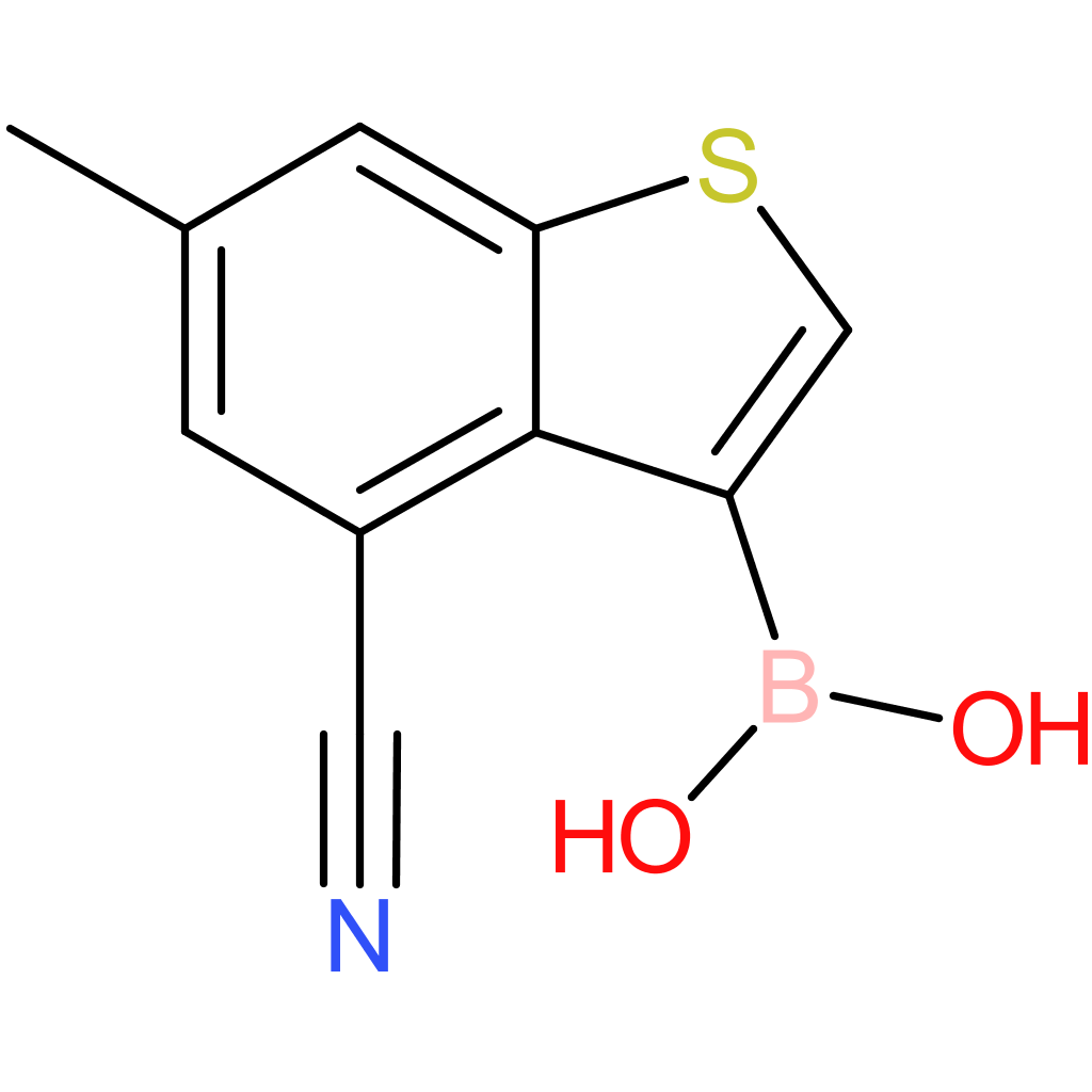 4-cyano-6-methylbenzothiophene-3-boronic acid