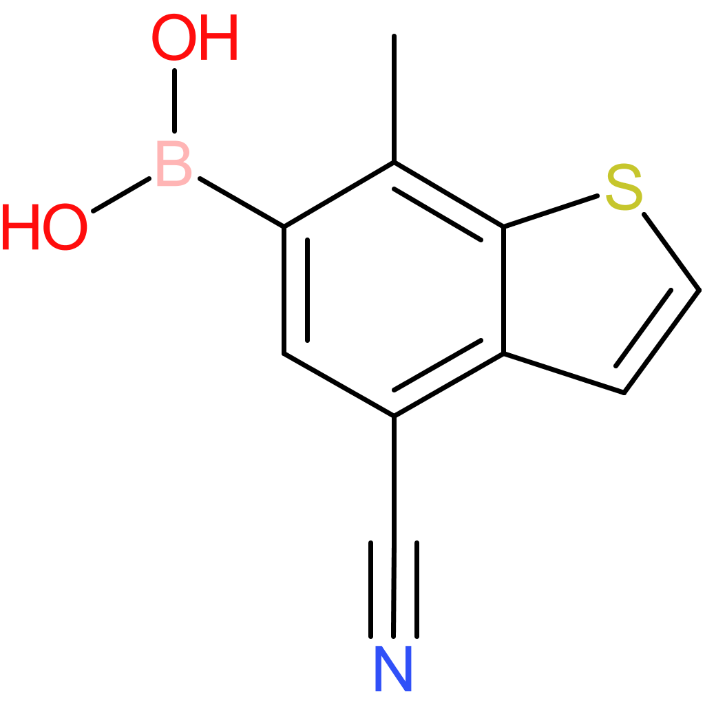4-cyano-7-methylbenzothiophene-6-boronic acid