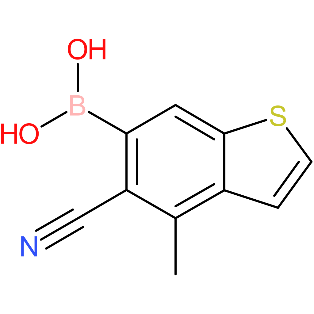5-cyano-4-methylbenzothiophene-6-boronic acid