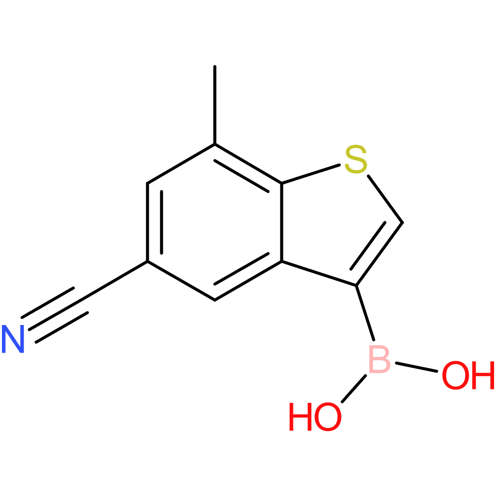 5-cyano-7-methylbenzothiophene-3-boronic acid