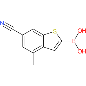 6-cyano-4-methylbenzothiophene-2-boronic acid
