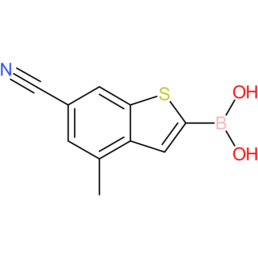 6-cyano-4-methylbenzothiophene-2-boronic acid