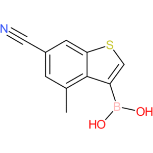 6-cyano-4-methylbenzothiophene-3-boronic acid