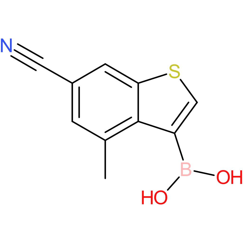 6-cyano-4-methylbenzothiophene-3-boronic acid