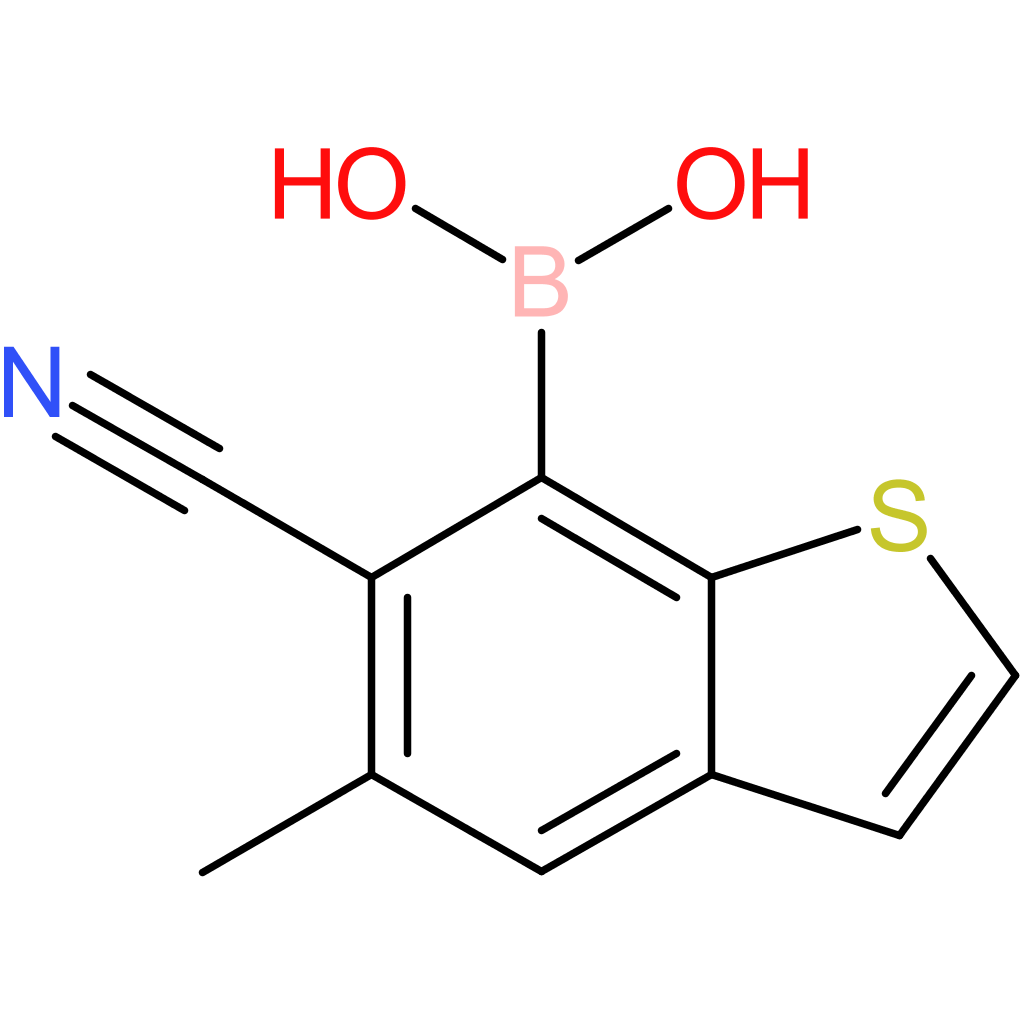 6-cyano-5-methylbenzothiophene-7-boronic acid
