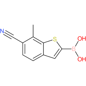 6-cyano-7-methylbenzothiophene-2-boronic acid
