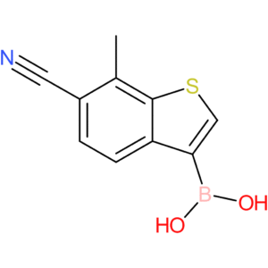 6-cyano-7-methylbenzothiophene-3-boronic acid