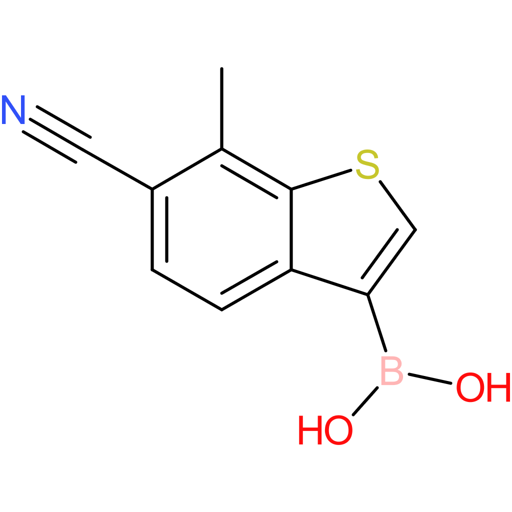 6-cyano-7-methylbenzothiophene-3-boronic acid
