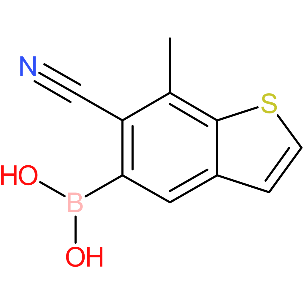 6-cyano-7-methylbenzothiophene-5-boronic acid