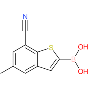 7-cyano-5-methylbenzothiophene-2-boronic acid