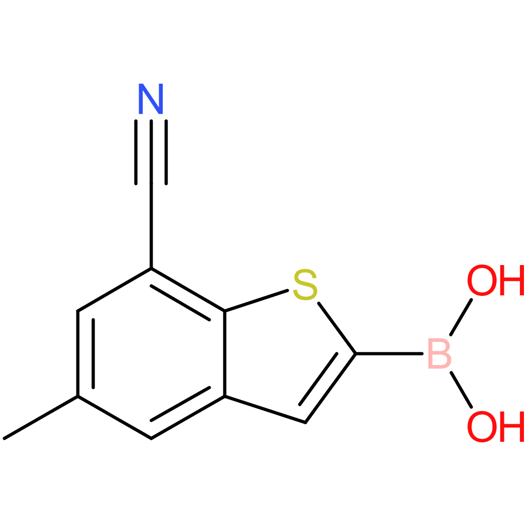 7-cyano-5-methylbenzothiophene-2-boronic acid