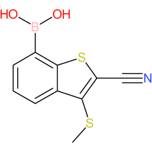2-cyano-3-(methylthio)benzothiophene-7-boronic acid