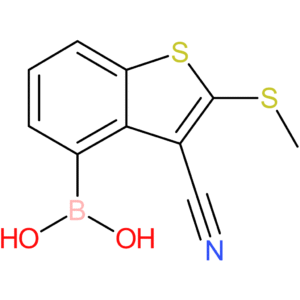 3-cyano-2-(methylthio)benzothiophene-4-boronic acid