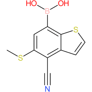 4-cyano-5-(methylthio)benzothiophene-7-boronic acid