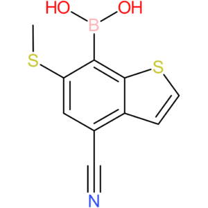 4-cyano-6-(methylthio)benzothiophene-7-boronic acid