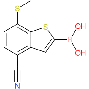 4-cyano-7-(methylthio)benzothiophene-2-boronic acid