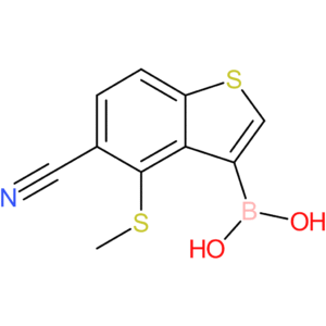 5-cyano-4-(methylthio)benzothiophene-3-boronic acid