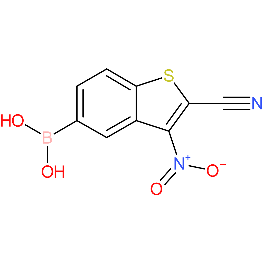 2-cyano-3-nitrobenzothiophene-5-boronic acid