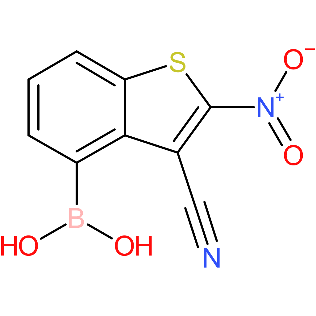 3-cyano-2-nitrobenzothiophene-4-boronic acid