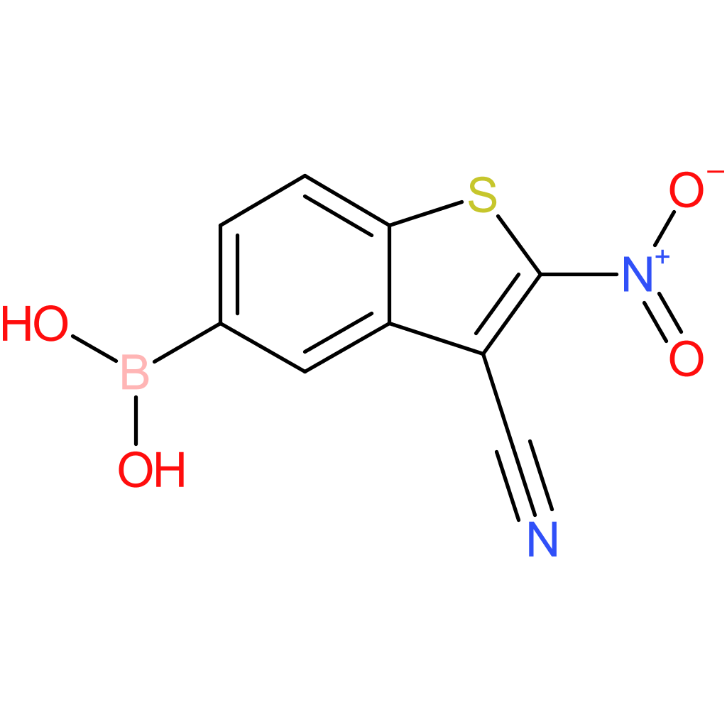 3-cyano-2-nitrobenzothiophene-5-boronic acid