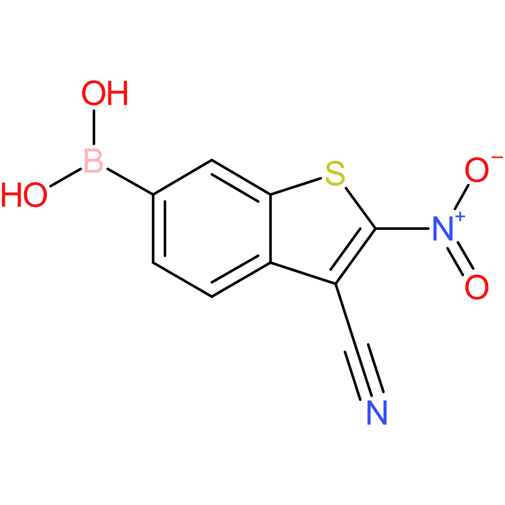 3-cyano-2-nitrobenzothiophene-6-boronic acid