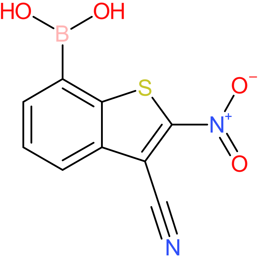 3-cyano-2-nitrobenzothiophene-7-boronic acid