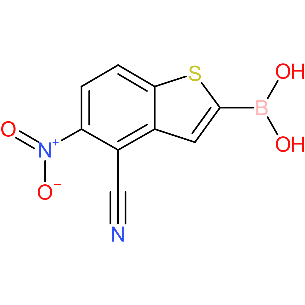 4-cyano-5-nitrobenzothiophene-2-boronic acid