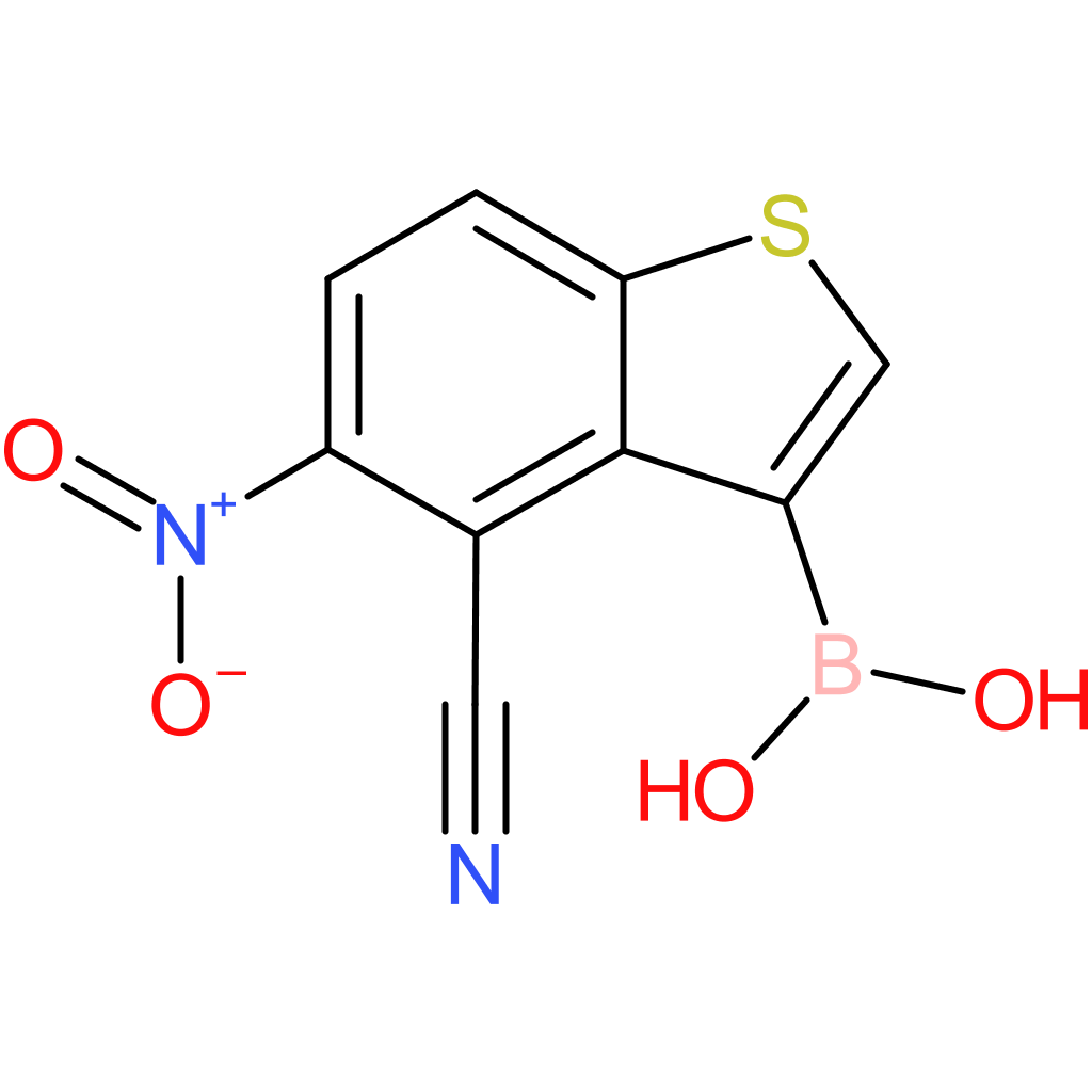4-cyano-5-nitrobenzothiophene-3-boronic acid