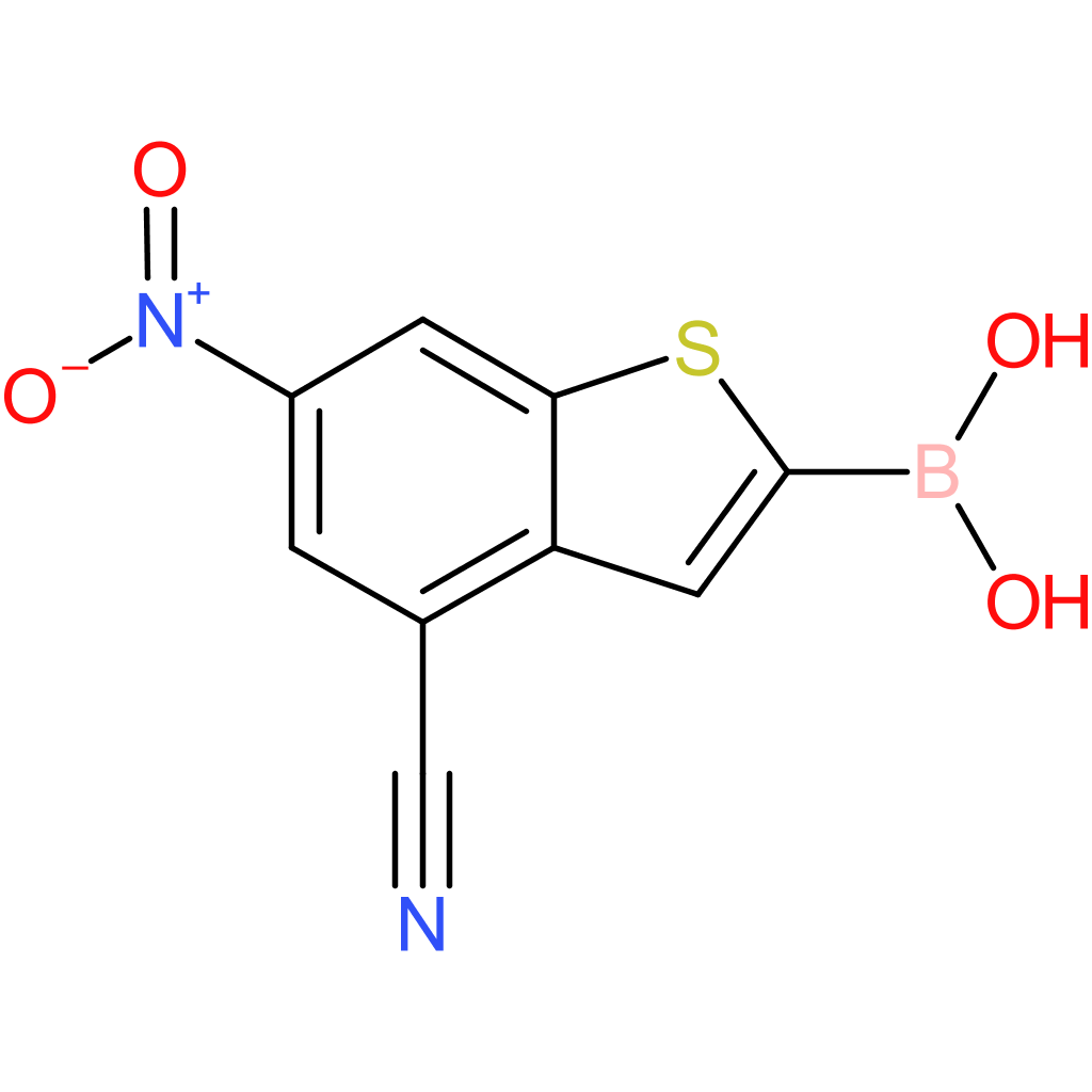 4-cyano-6-nitrobenzothiophene-2-boronic acid