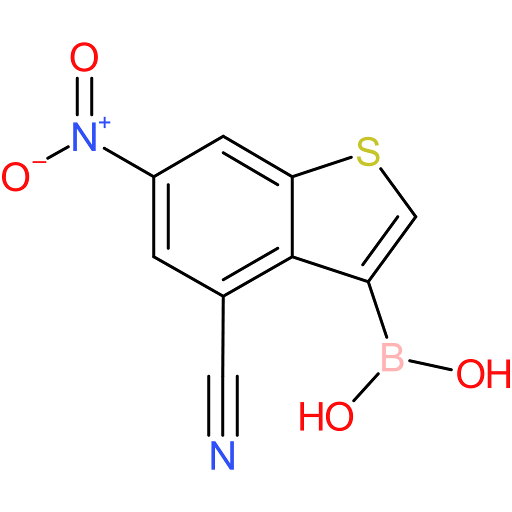 4-cyano-6-nitrobenzothiophene-3-boronic acid