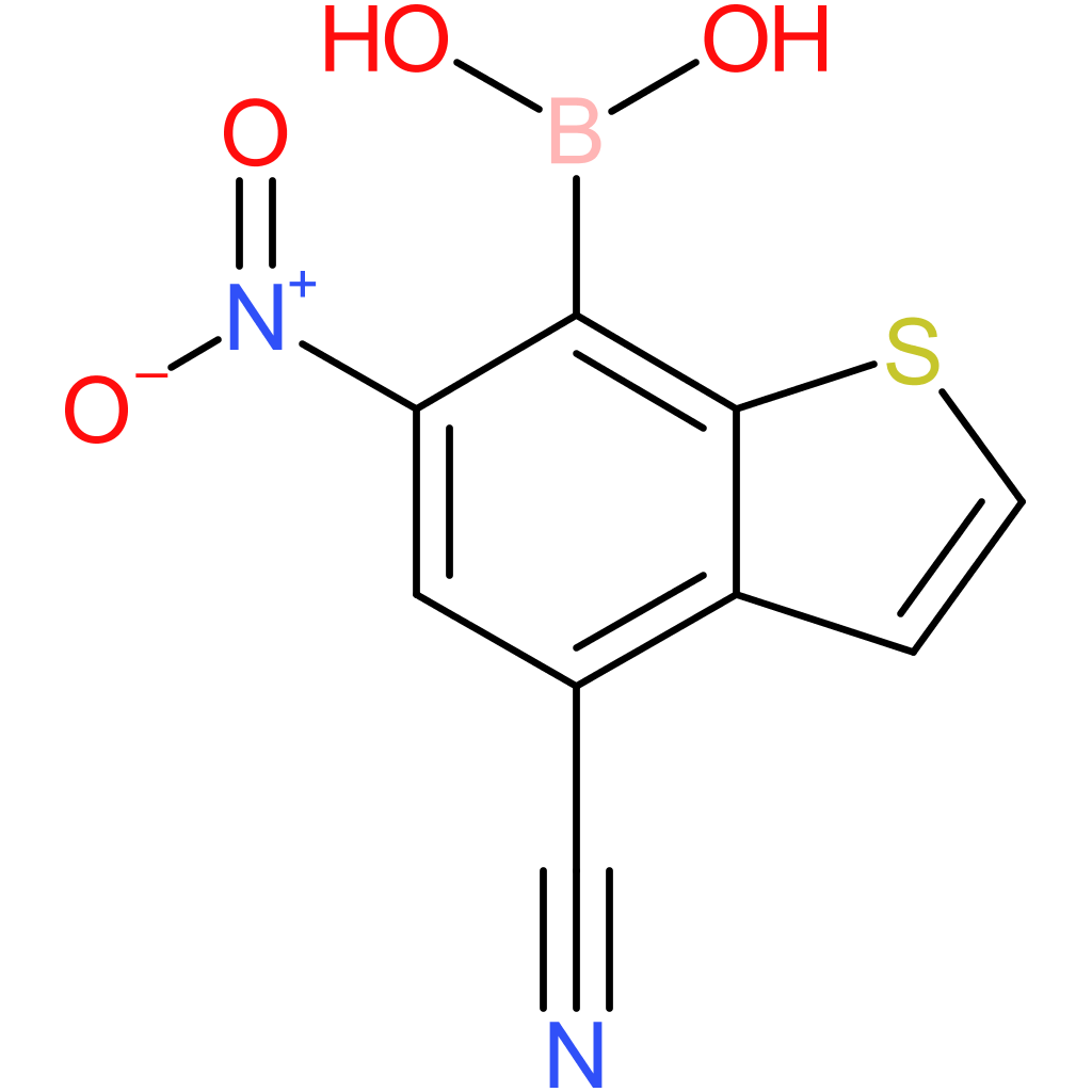 4-cyano-6-nitrobenzothiophene-7-boronic acid