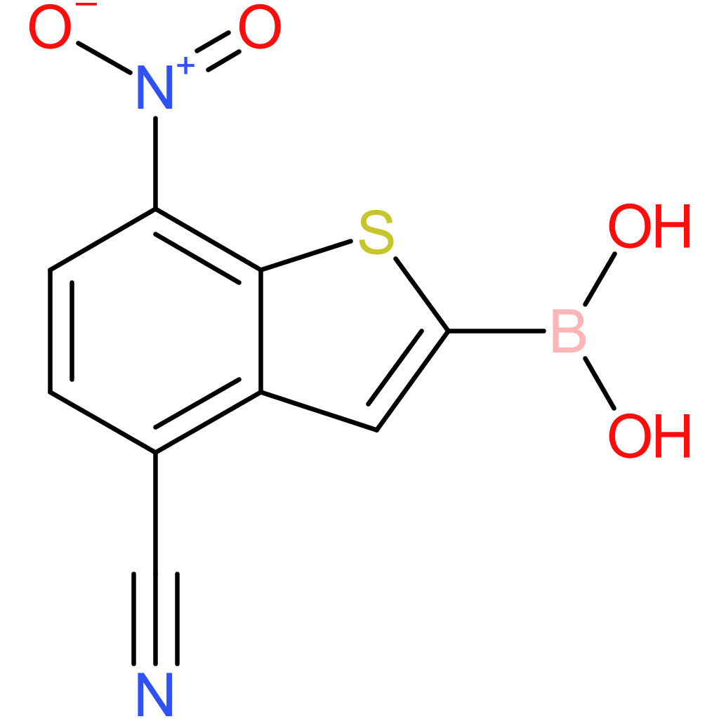 4-cyano-7-nitrobenzothiophene-2-boronic acid