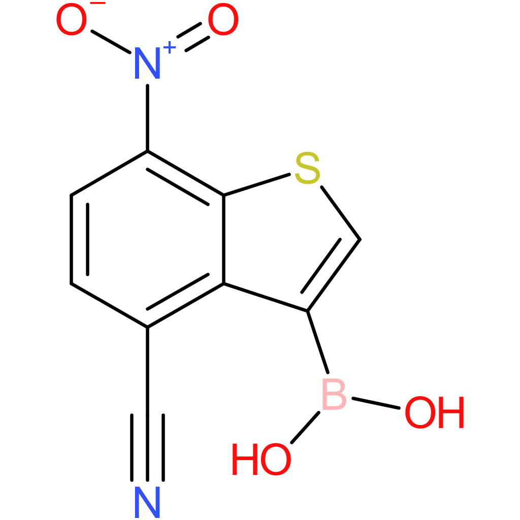 4-cyano-7-nitrobenzothiophene-3-boronic acid