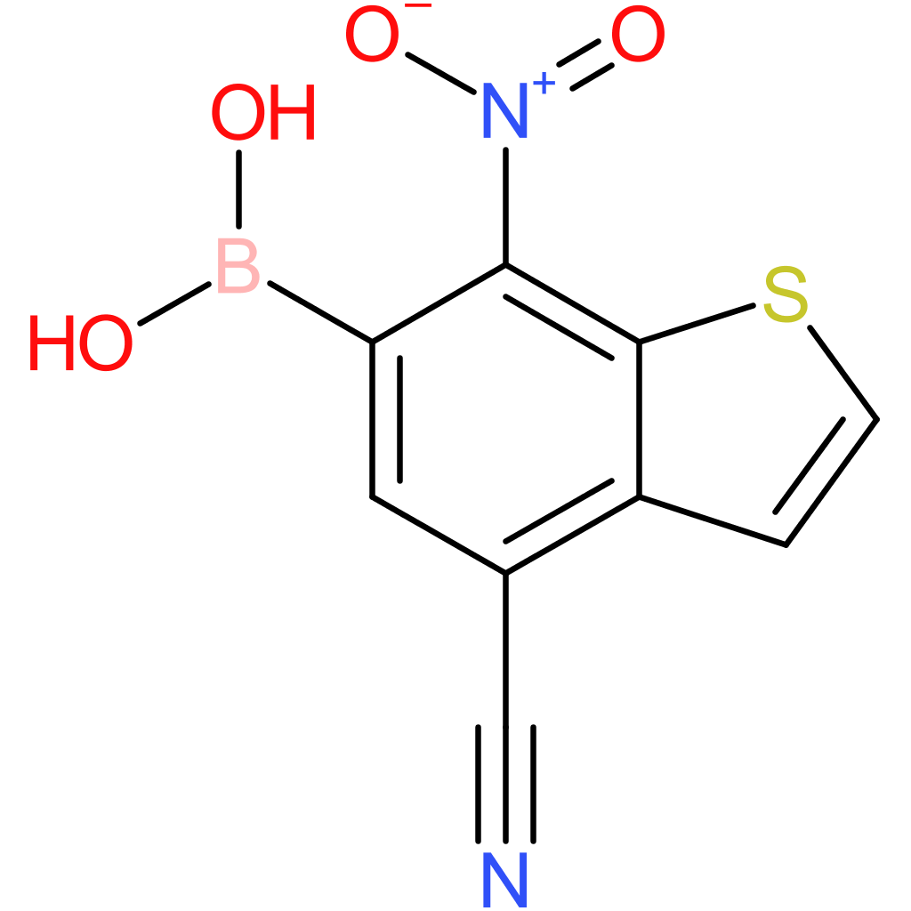 4-cyano-7-nitrobenzothiophene-6-boronic acid