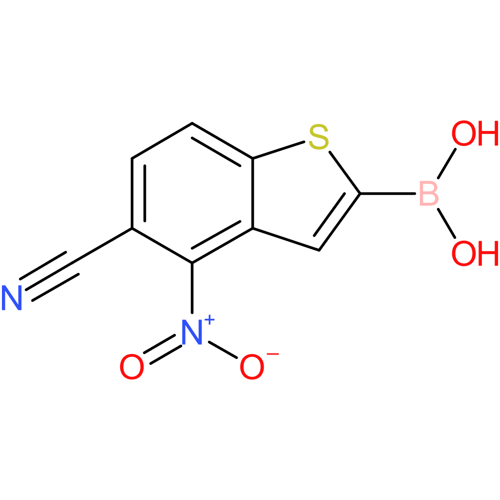 5-cyano-4-nitrobenzothiophene-2-boronic acid