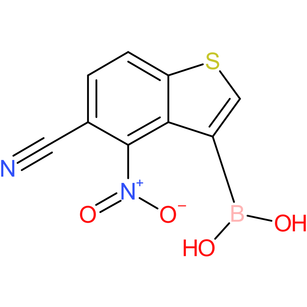 5-cyano-4-nitrobenzothiophene-3-boronic acid