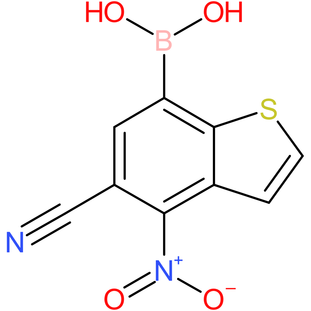 5-cyano-4-nitrobenzothiophene-7-boronic acid
