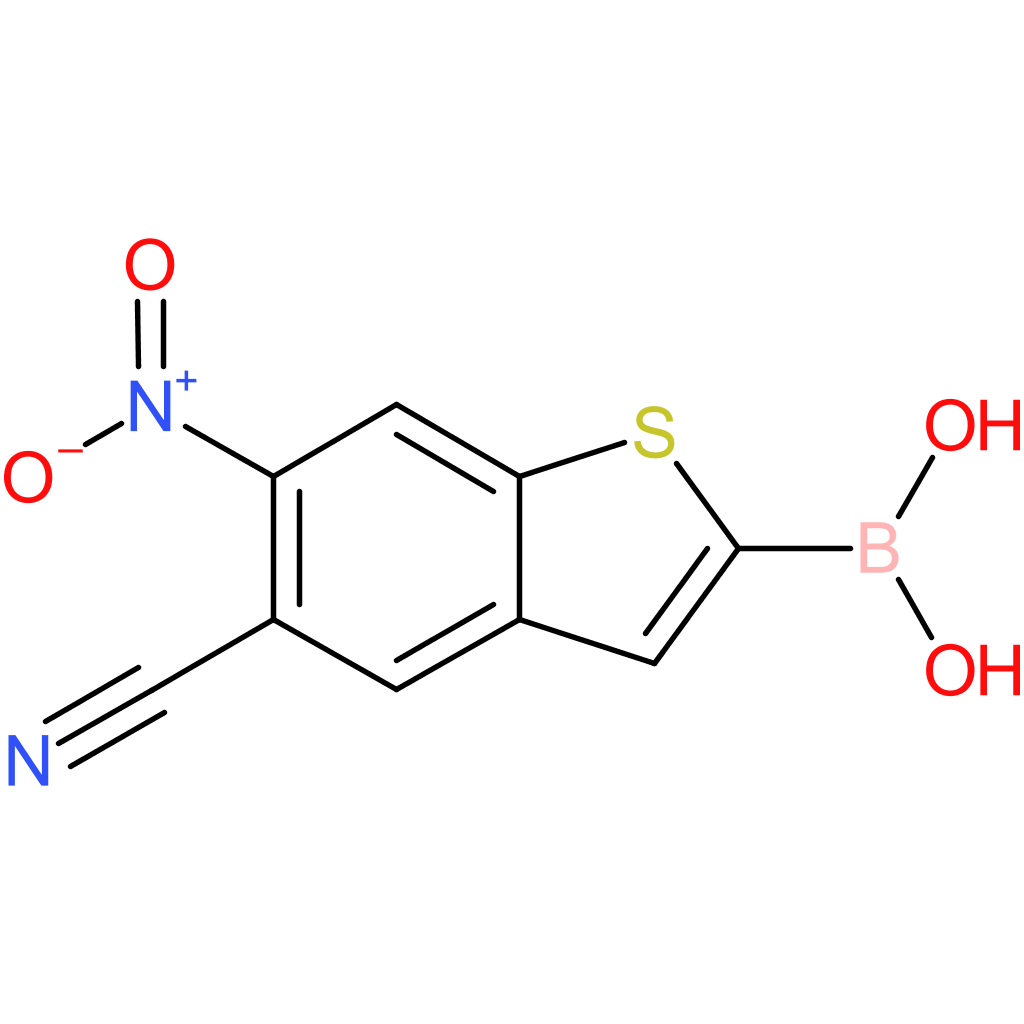 5-cyano-6-nitrobenzothiophene-2-boronic acid