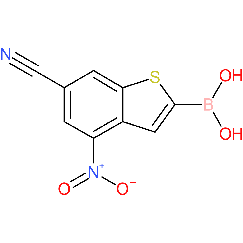 6-cyano-4-nitrobenzothiophene-2-boronic acid