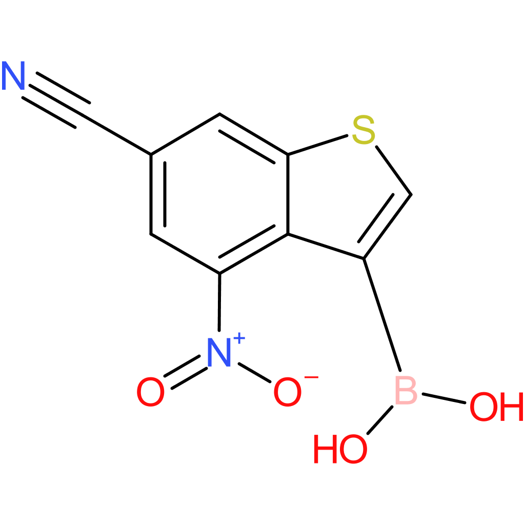 6-cyano-4-nitrobenzothiophene-3-boronic acid