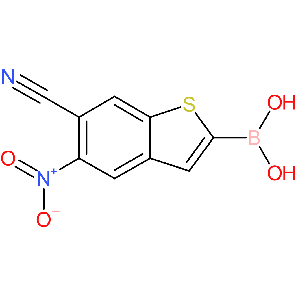 6-cyano-5-nitrobenzothiophene-2-boronic acid