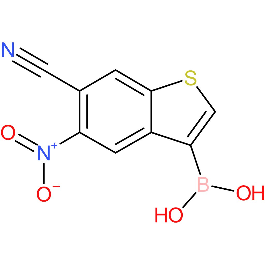 6-cyano-5-nitrobenzothiophene-3-boronic acid