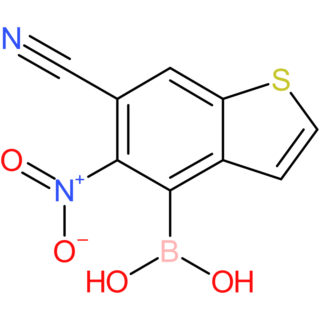 6-cyano-5-nitrobenzothiophene-4-boronic acid