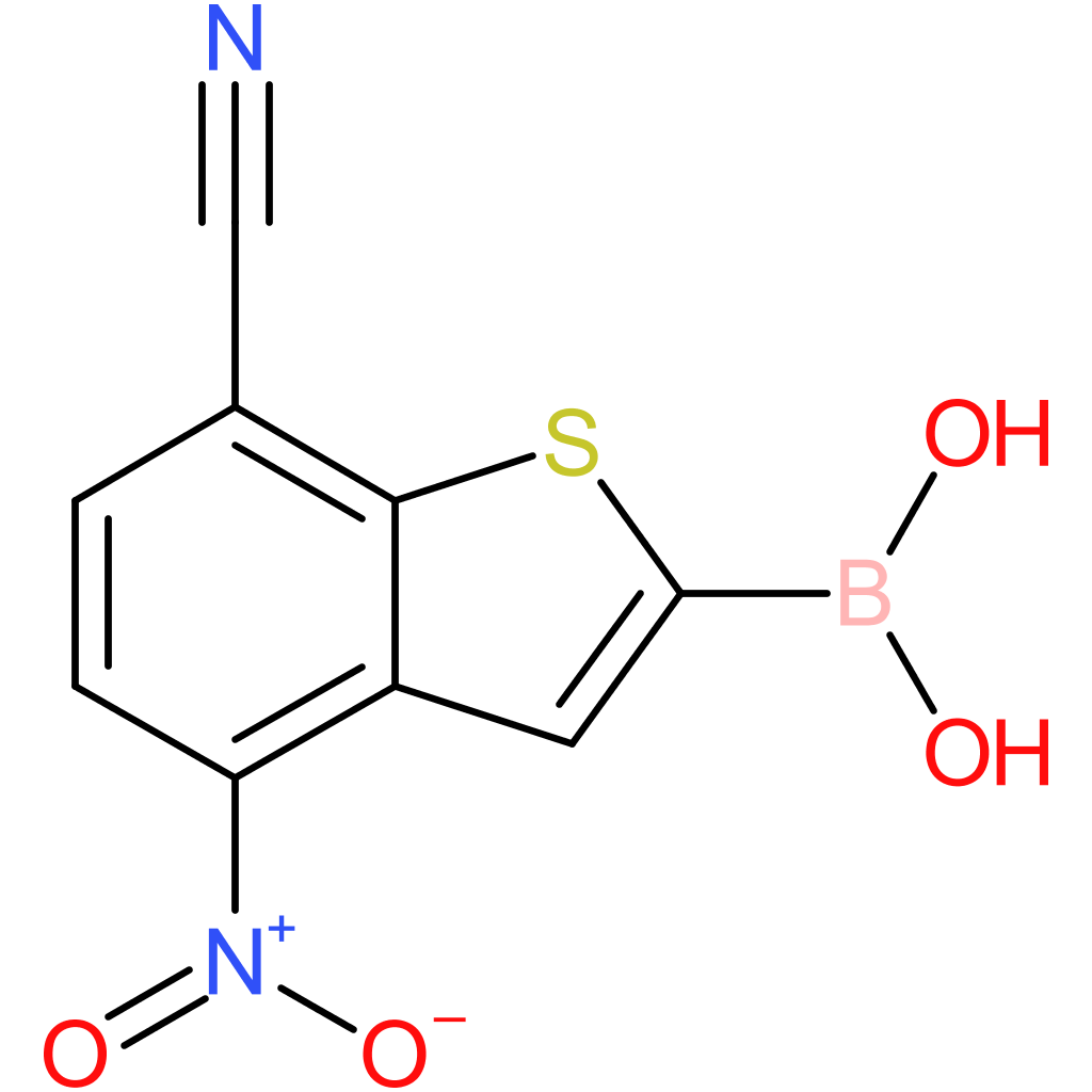 7-cyano-4-nitrobenzothiophene-2-boronic acid