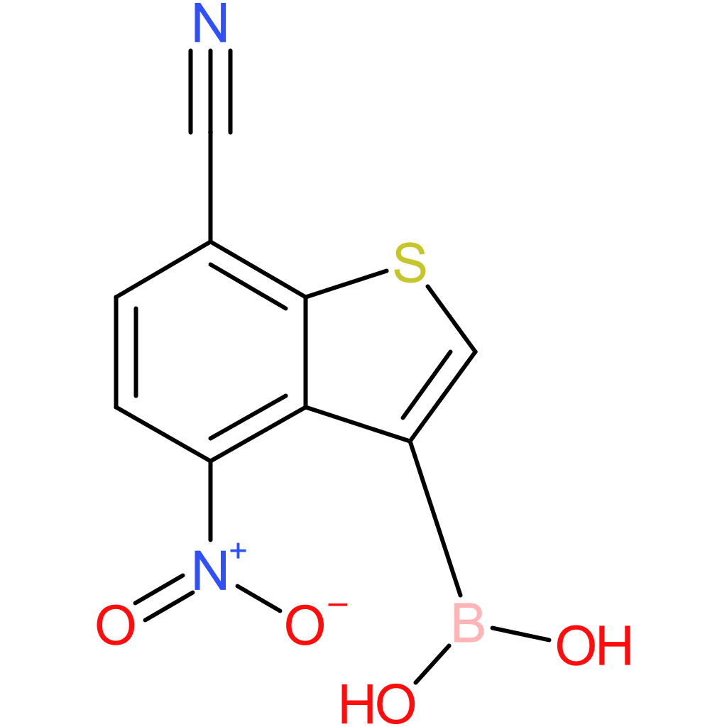 7-cyano-4-nitrobenzothiophene-3-boronic acid