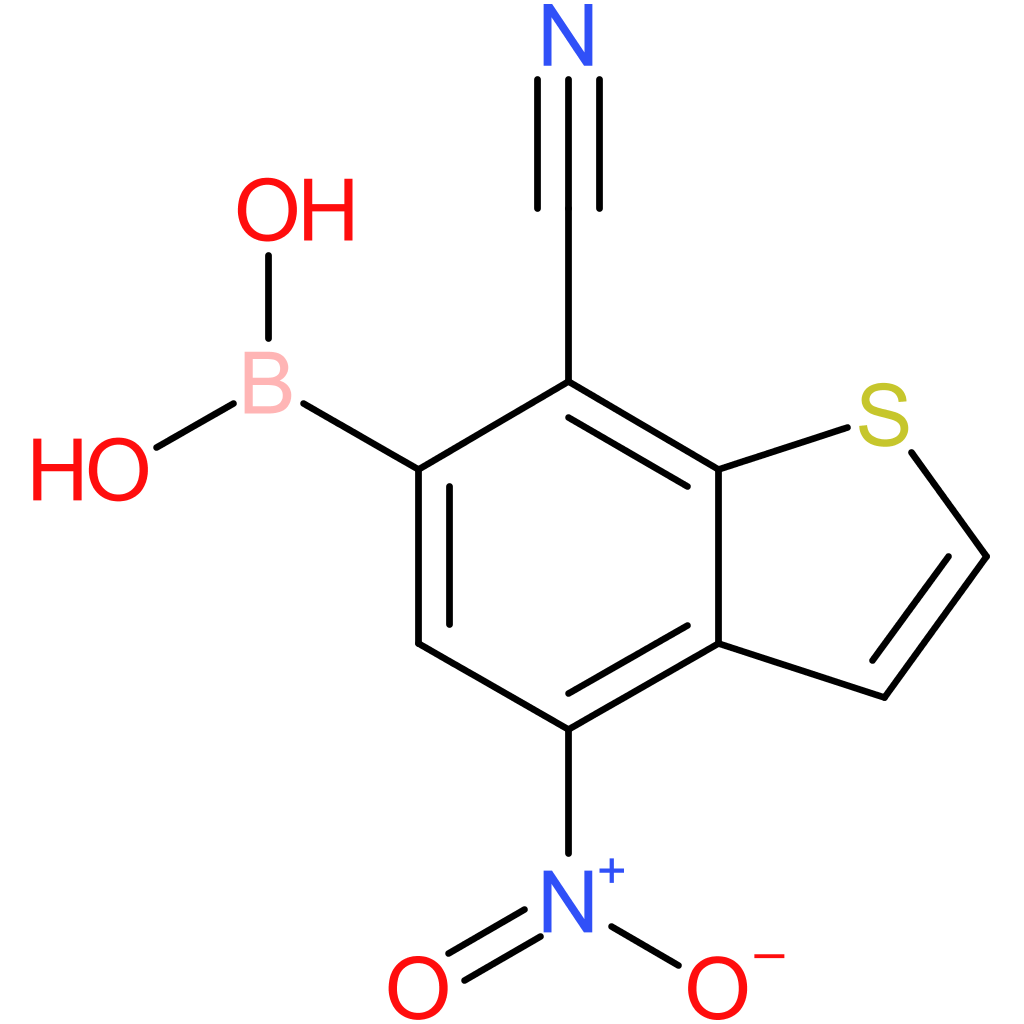 7-cyano-4-nitrobenzothiophene-6-boronic acid