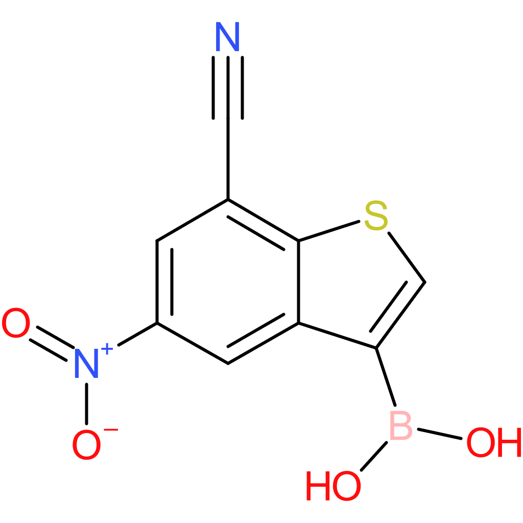 7-cyano-5-nitrobenzothiophene-3-boronic acid