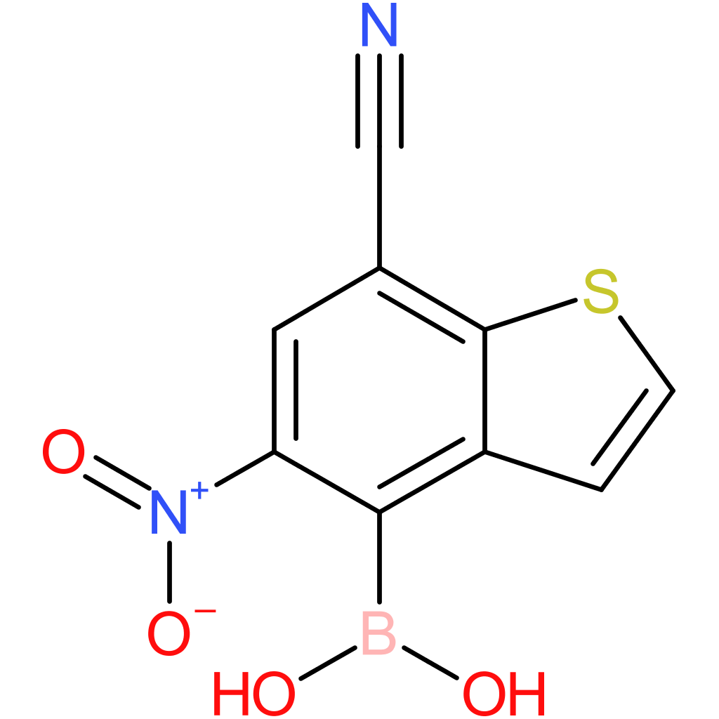 7-cyano-5-nitrobenzothiophene-4-boronic acid