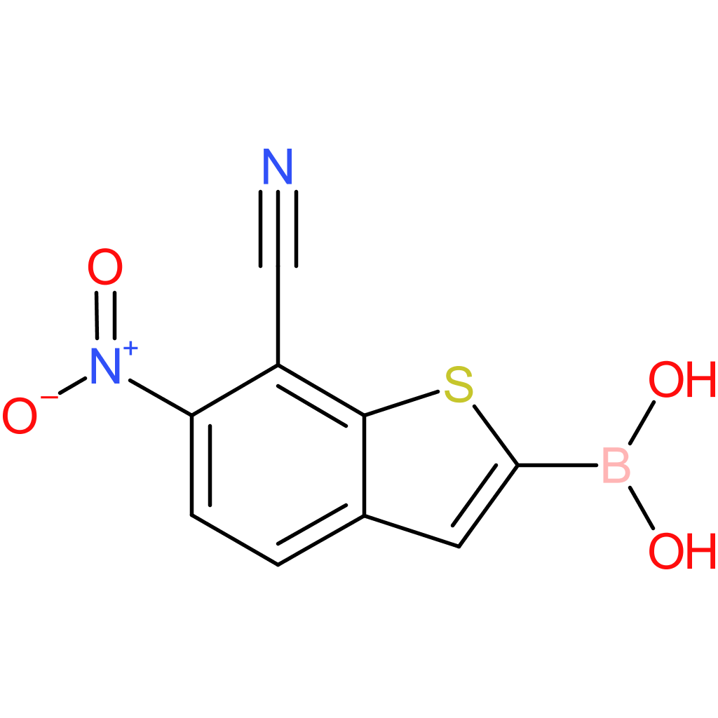 7-cyano-6-nitrobenzothiophene-2-boronic acid