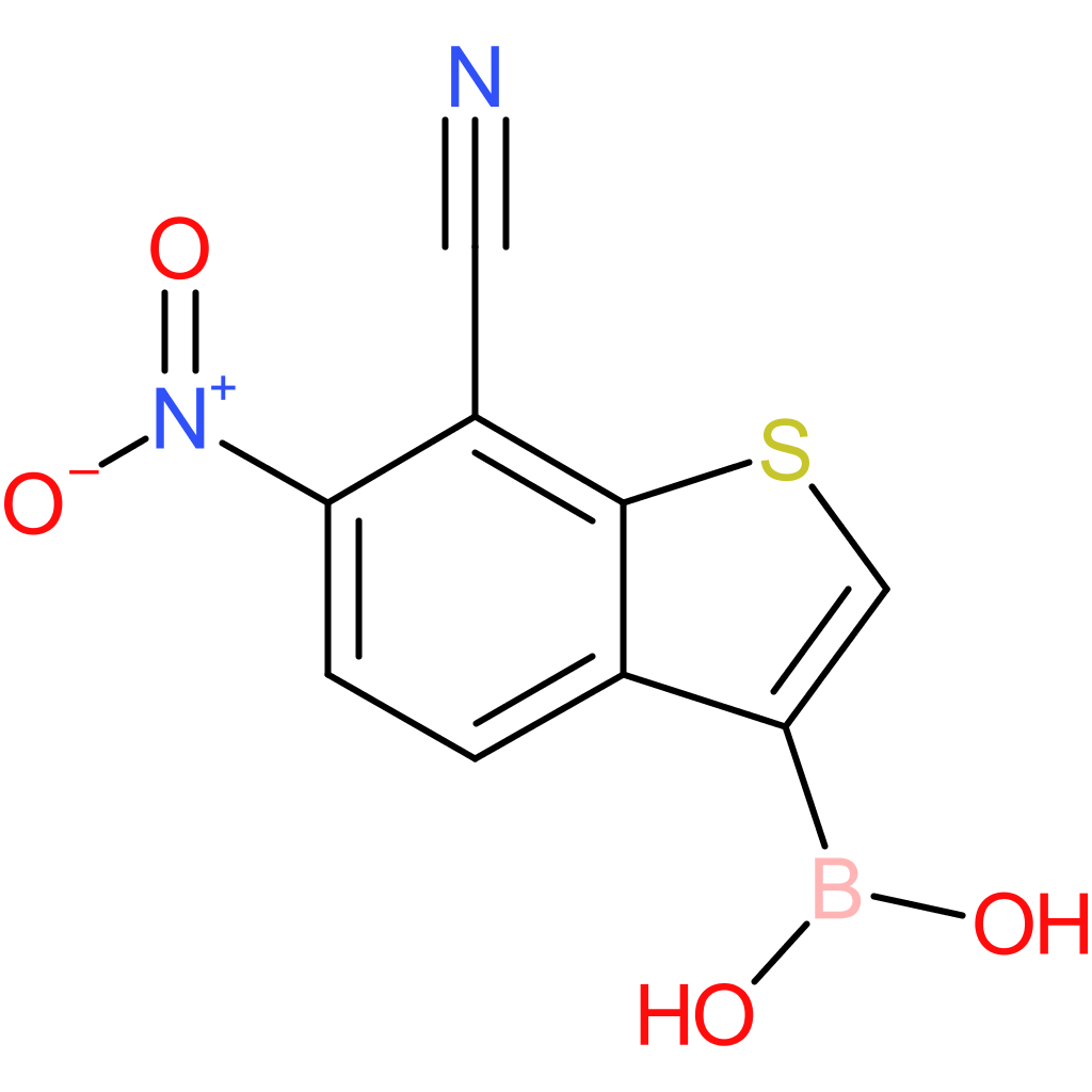 7-cyano-6-nitrobenzothiophene-3-boronic acid